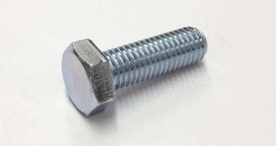 M12x30 HEX BOLT FULL THRD 4.6 ZP